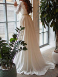 Joliloves abito cerimonia premaman Senza Schienale Strass Abito di pizzo  Sposa Maxi Abito Premaman Abiti da sposa