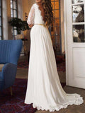 Joliloves abito cerimonia premaman Senza Schienale Strass Abito di pizzo  Sposa Maxi Abito Premaman Abiti da sposa