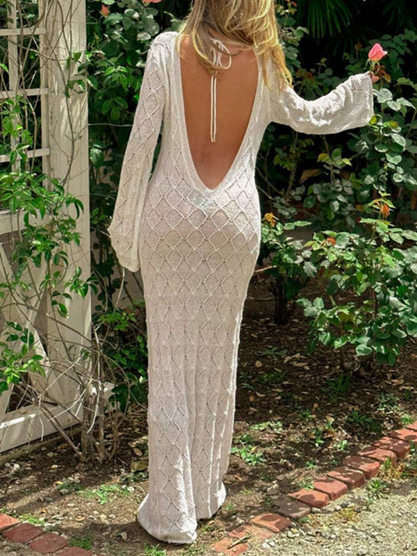 Joliloves abiti premaman Elegante Senza Schienale Tessvto Adatto per servizi fotografici Maxi vestito premaman