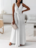 Joliloves abito cerimonia premaman Colore Unico Scollo A V Senza Maniche Festa Sposa Maxi vestito premaman