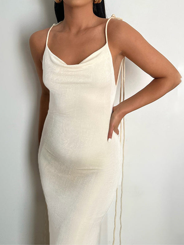 Joliloves Bianco Elegant Sottile Senza Schienale Sottoveste Festa Maxi Abiti fotografico premaman