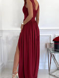 Joliloves Abito Premaman Per Patchwork Pizzo Spacco Laterale Senza Schienale Eleganti Maxi Abiti Vestito